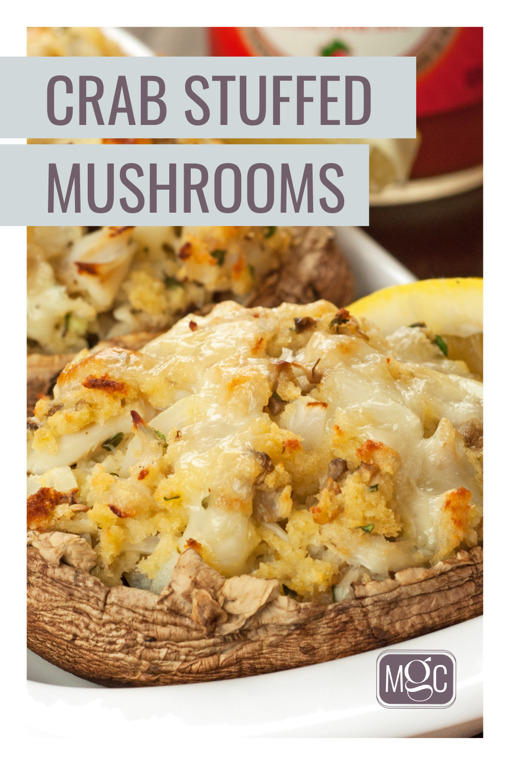 Crab Stuffed Portobello Mushrooms