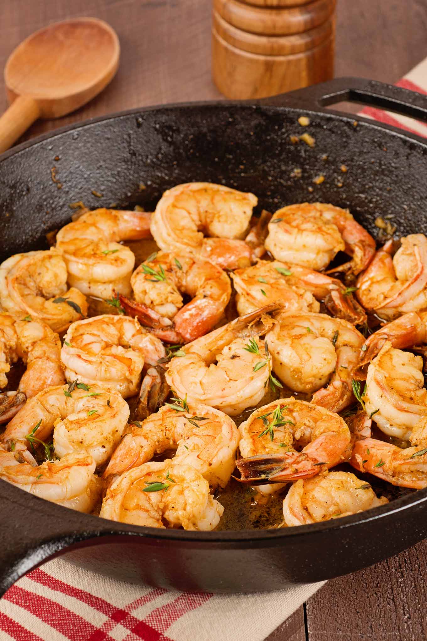 Old Bay Shrimp Sauté