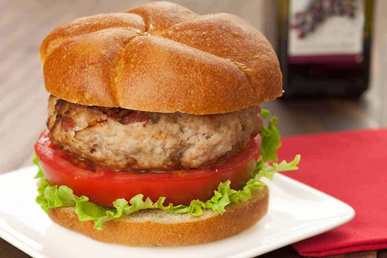 Asiago Turkey Burgers