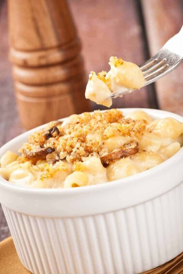 Baked Truffle Macaroni and Cheese