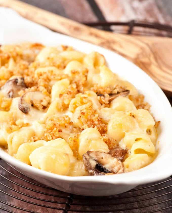 Baked Truffle Macaroni and Cheese