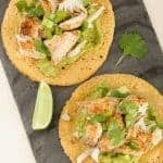 Broiled Fish Tostadas
