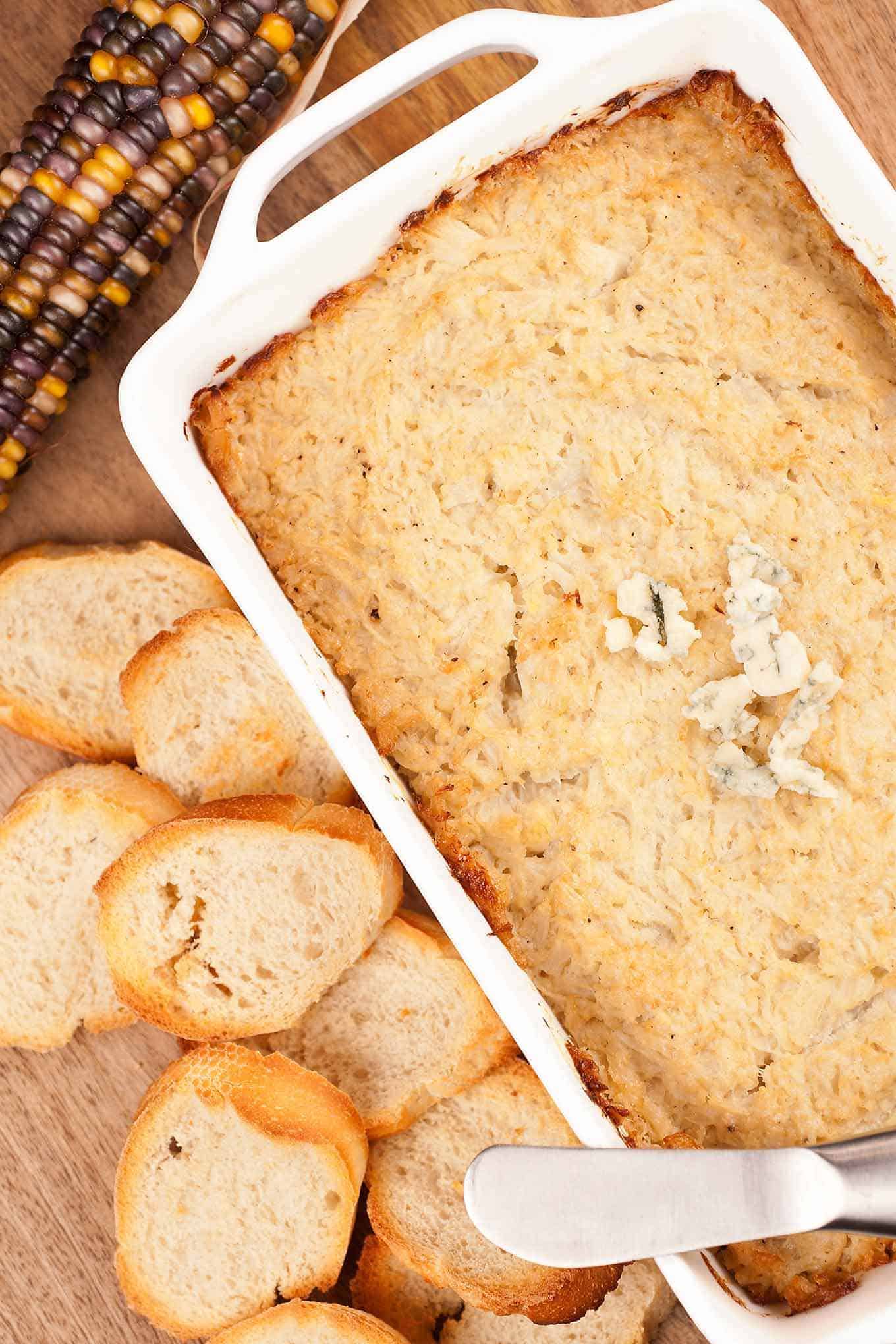 Cauliflower and Blue Cheese Dip