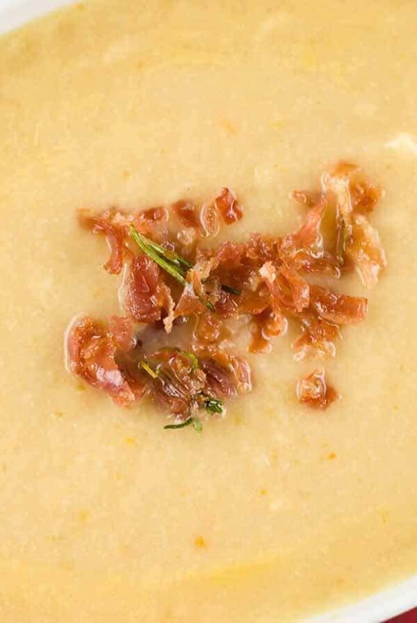 Cauliflower and Gouda Soup