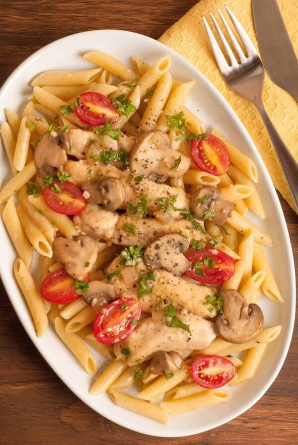 Chicken Marsala with Fresh Tomatoes