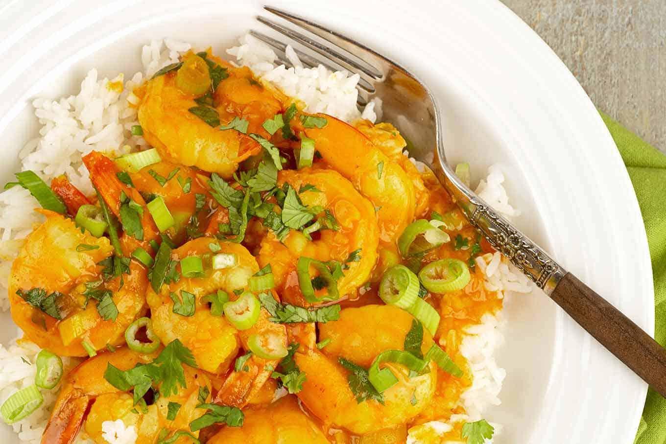 Easy Coconut Curry Shrimp