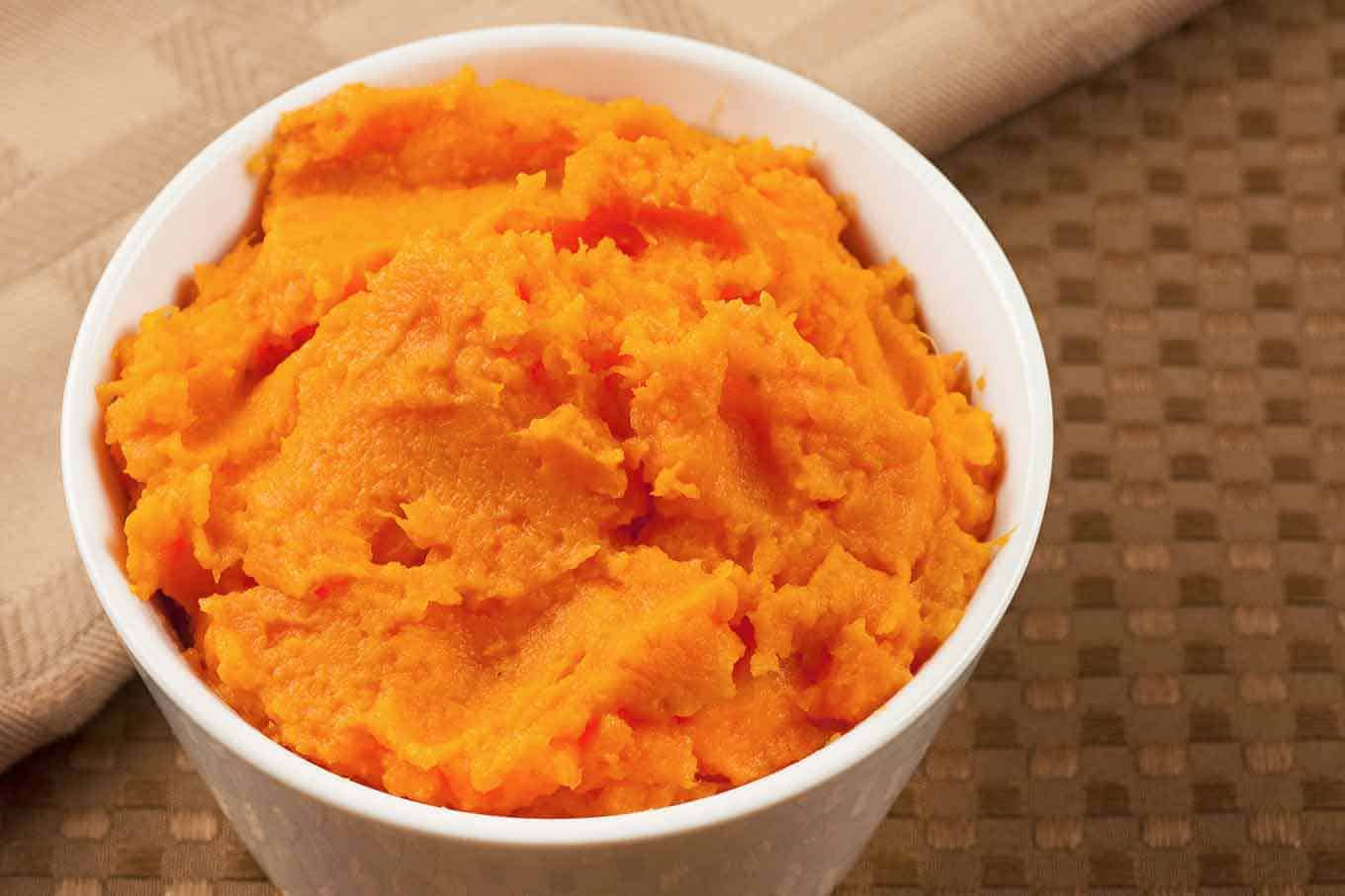 Creamy Sweet Potatoes with Mustard and Lemon