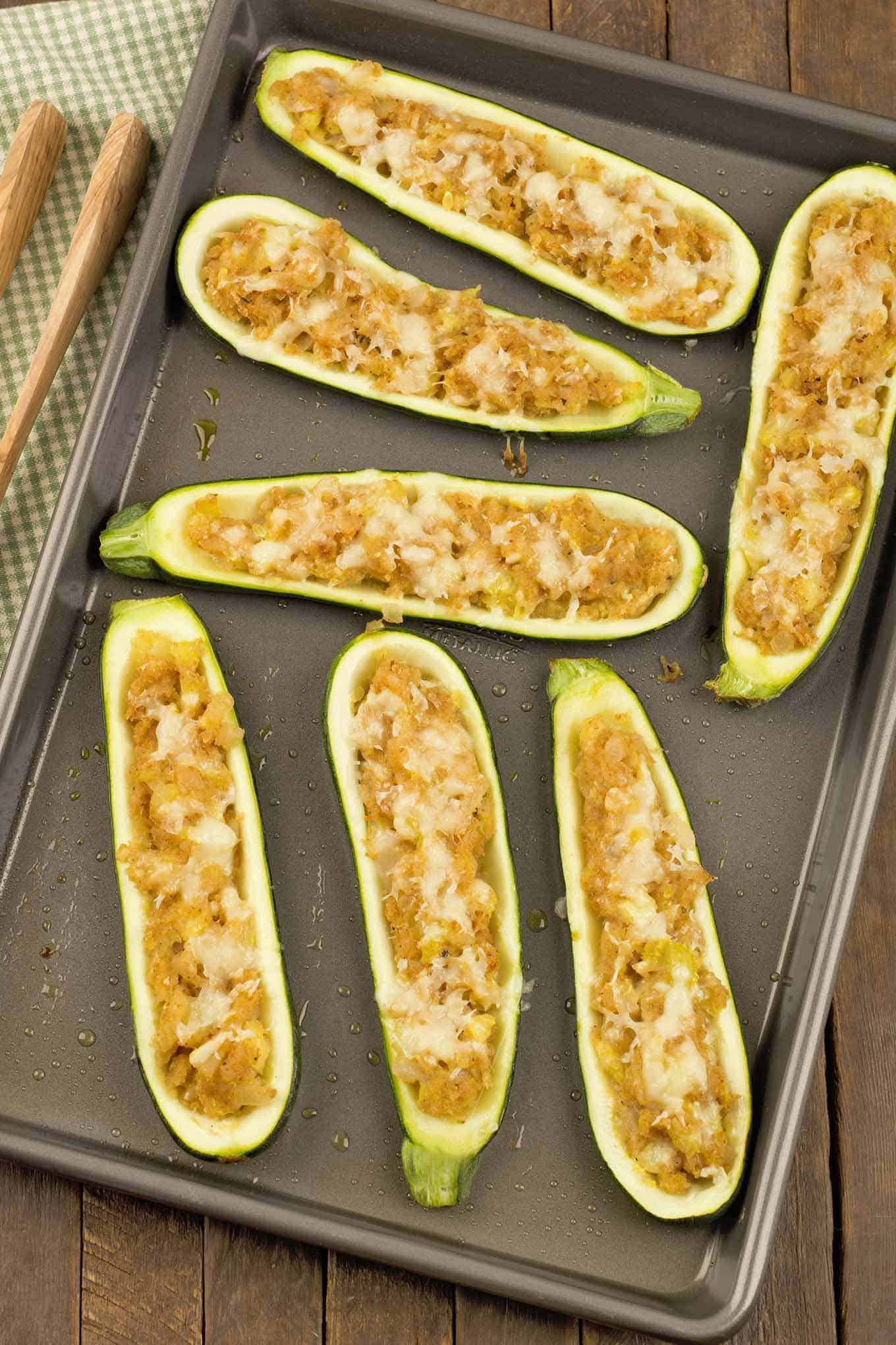 Stuffed Zucchini Boats Recipe | MyGourmetConnection