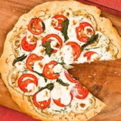 Eggplant Ricotta Pizza