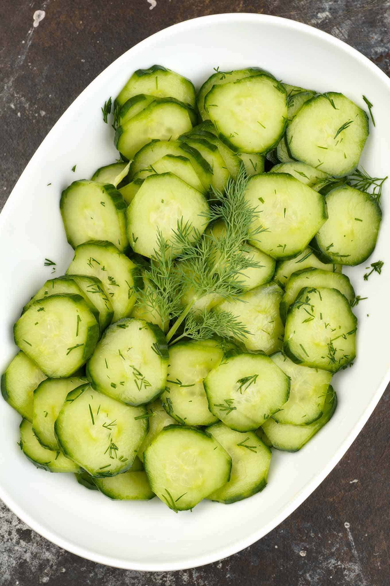 Fresh Dill and Cucumber Salad