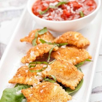Fried Ravioli with Marinara