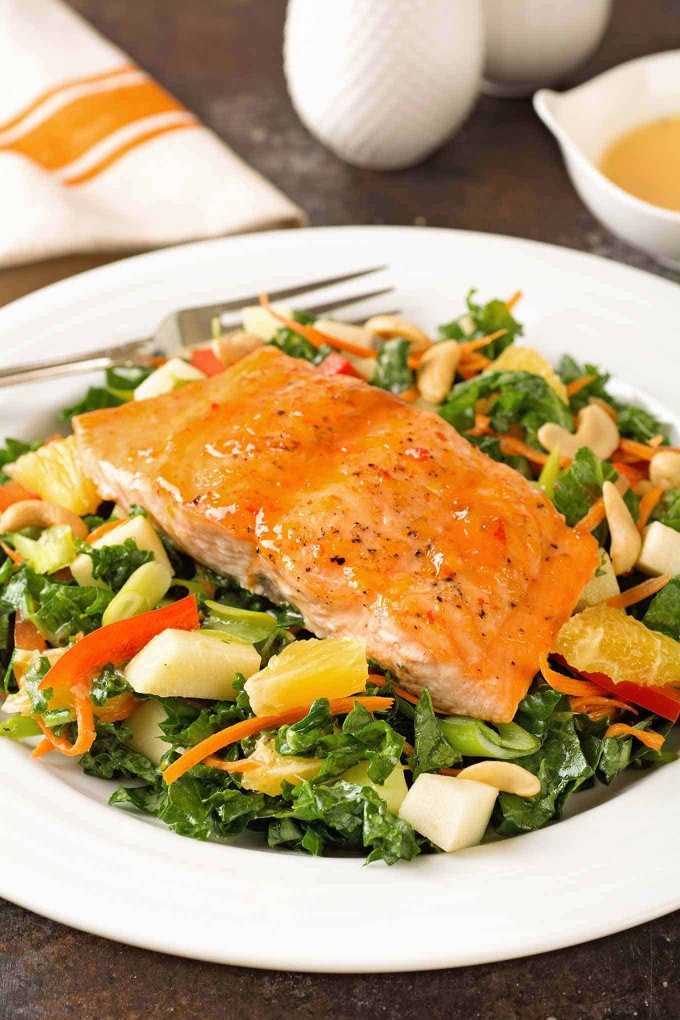 Salmon and Kale Salad