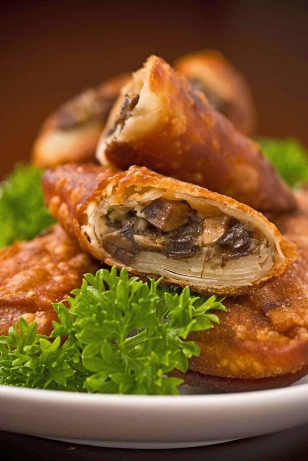 Mushroom and Goat Cheese Pastry Bites