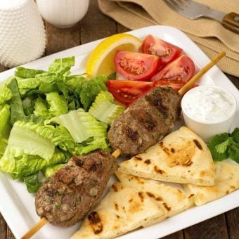 Grilled Moroccan Lamb Kefta