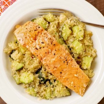 Honey Garlic Salmon and Quinoa Bowl