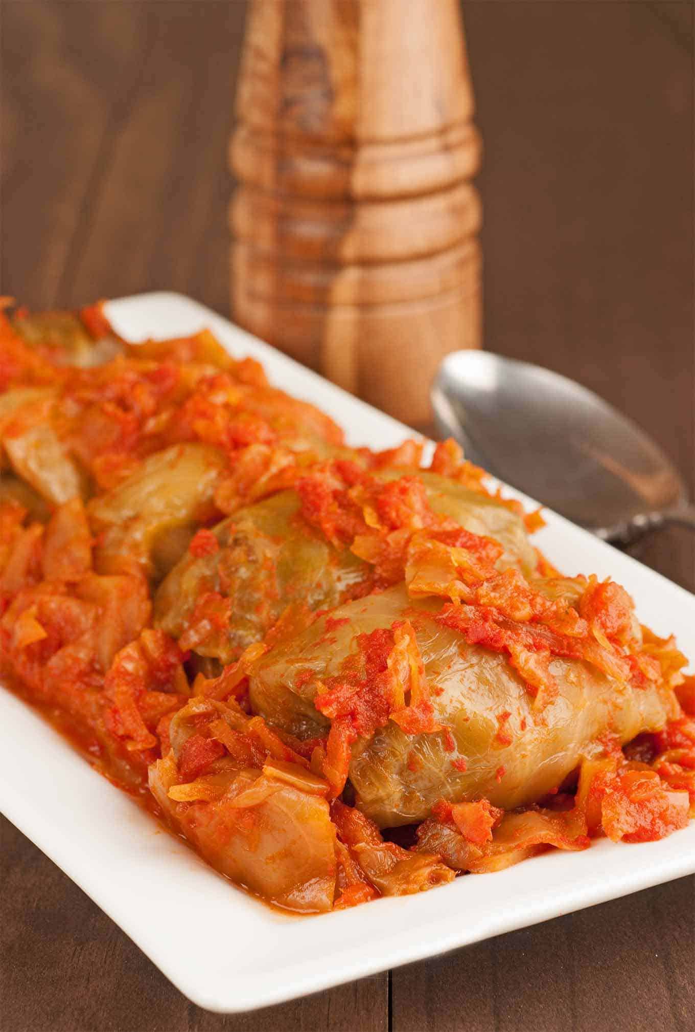 Hungarian Stuffed Cabbage Rolls Recipe - MyGourmetConnection