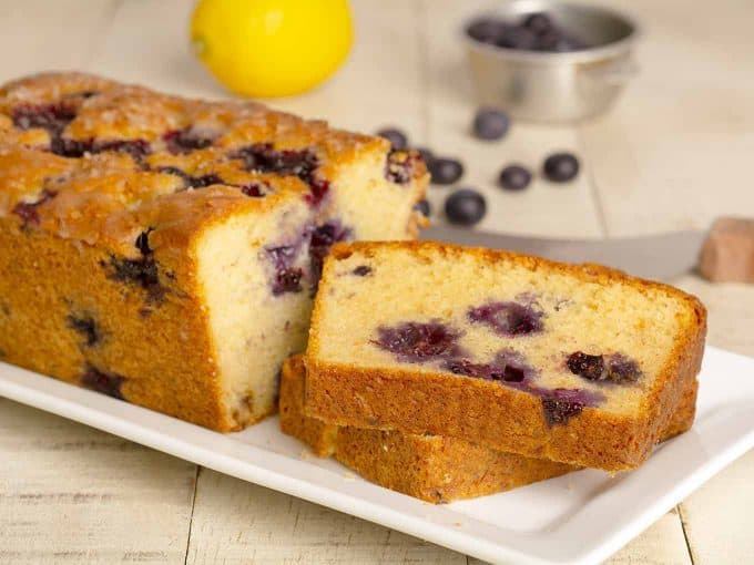 Lemon Blueberry Loaf Cake Recipe