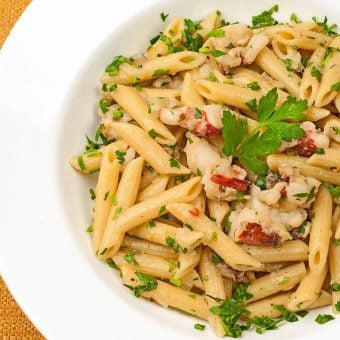 Lobster Penne with Truffle Oil