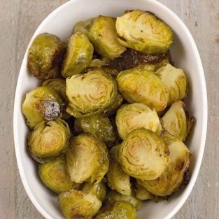 Oven Roasted Brussels Sprouts