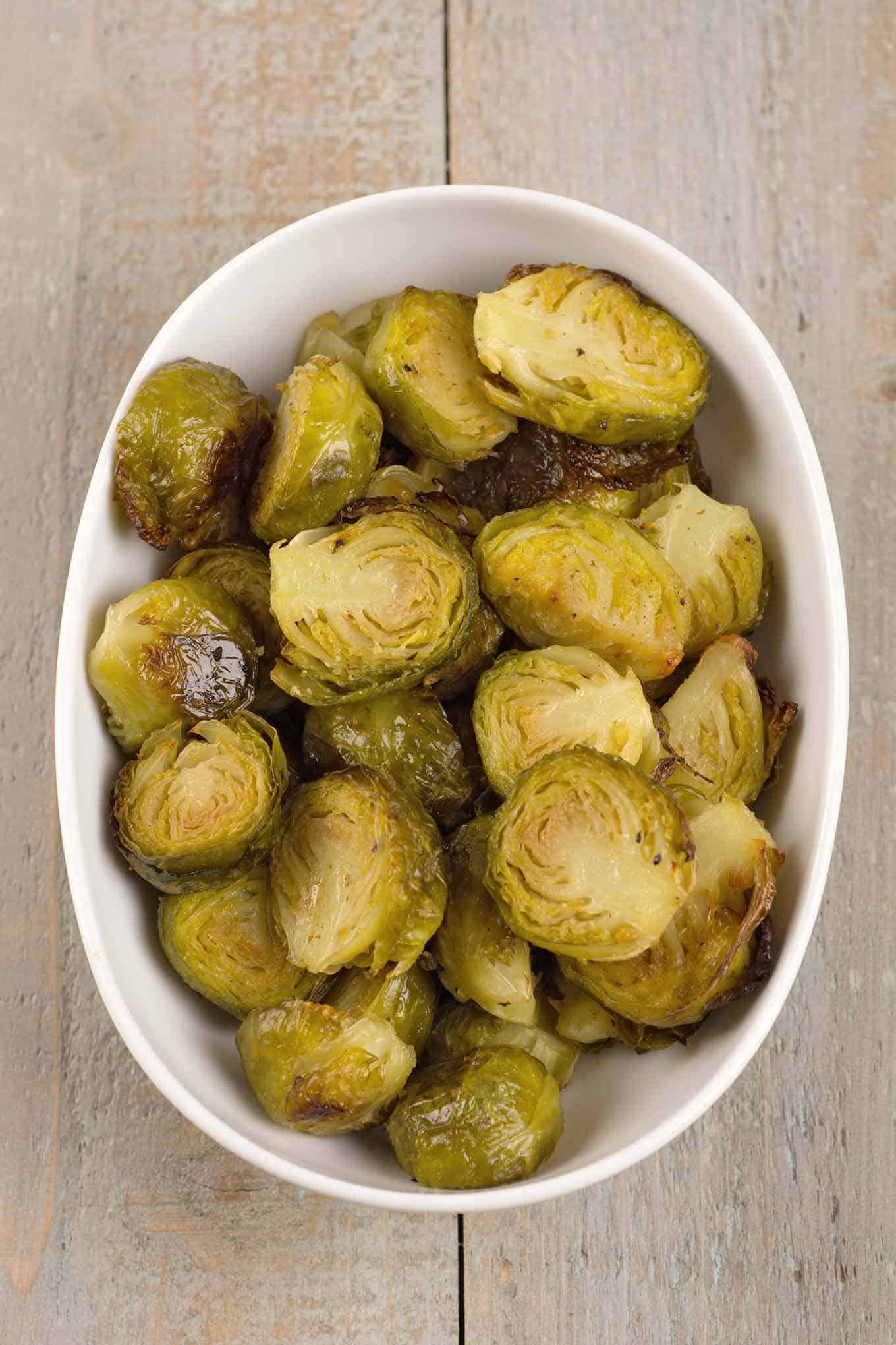 Oven Roasted Brussels Sprouts