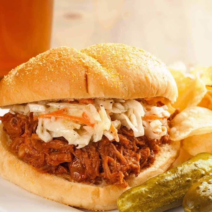 OvenRoasted Pulled Pork Sandwiches Recipe MyGourmetConnection