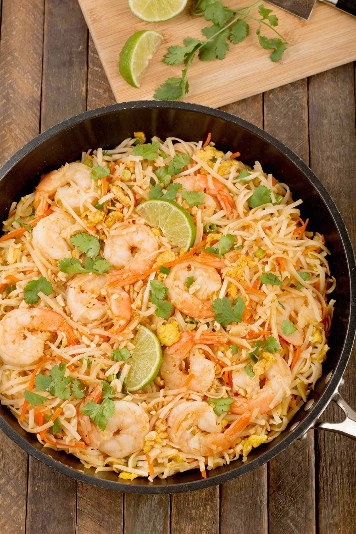 Easy Shrimp Pad Thai Recipe - MyGourmetConnection