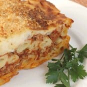 Pastitsio - Greek Meat and Pasta Pie