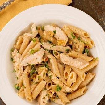 Penne with Chicken and Sage Brown Butter