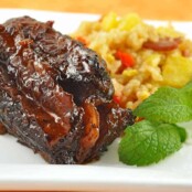 Polynesian-Style Glazed Short Ribs