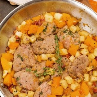 Pork and Squash Skillet Dinner