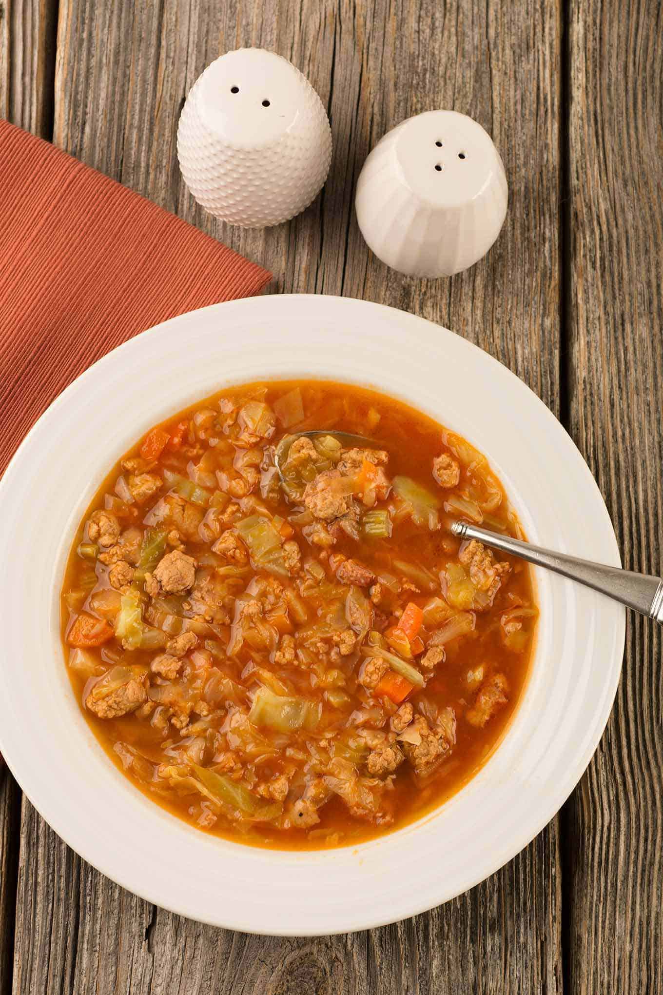 Pressure Cooker Cabbage Soup