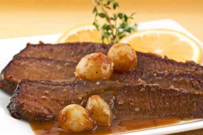 Red Wine and Orange Braised Brisket