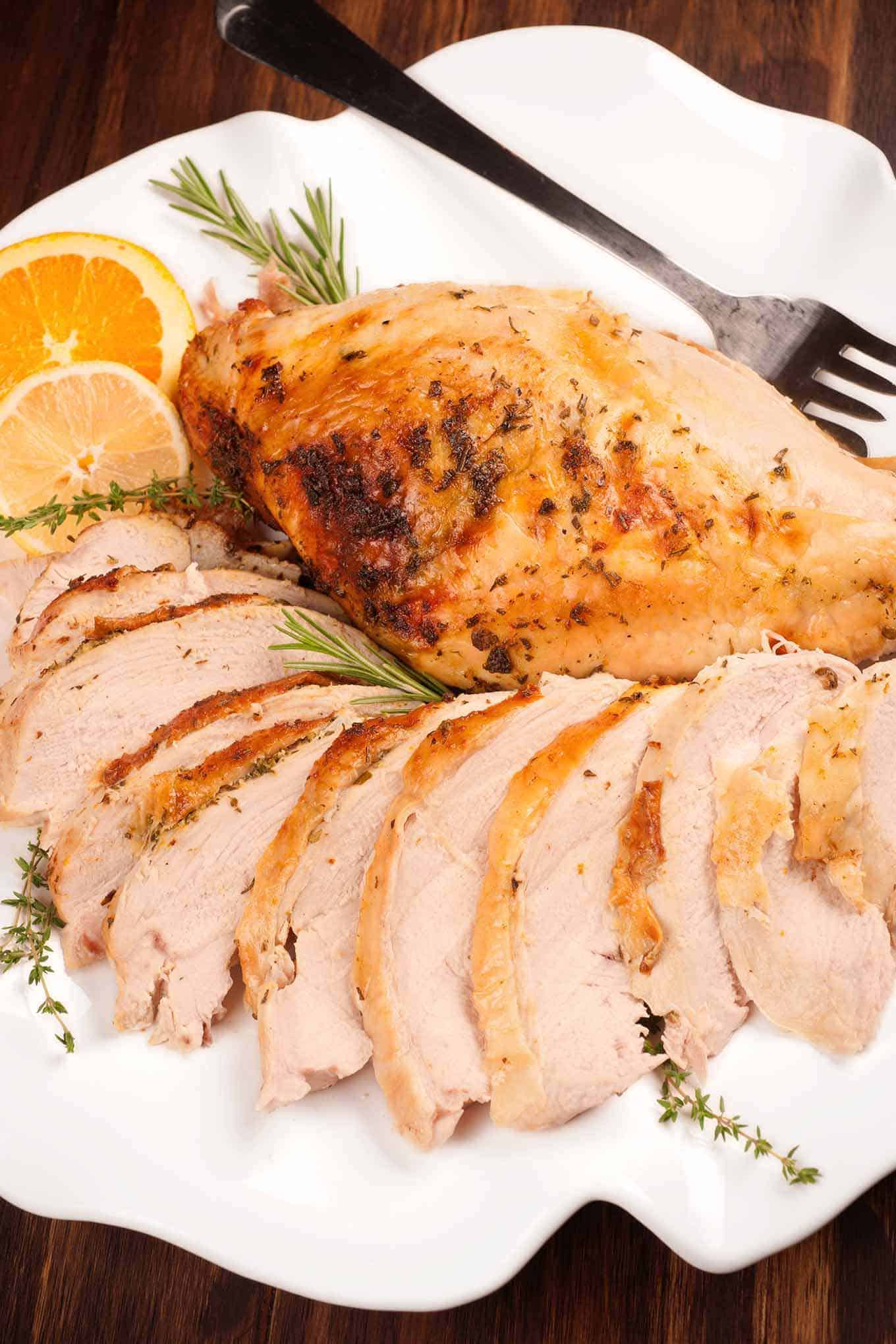 Holiday Menu: Roast Turkey Breast with Citrus-Herb Butter ...