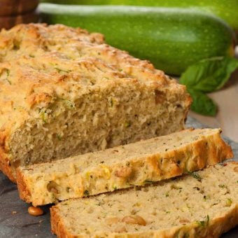 Savory Pesto Zucchini Bread