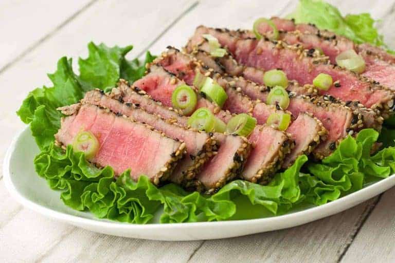 Sesame Crusted Tuna Steaks Recipe MyGourmetConnection sesame-crusted-tuna-steaks-recipe-mygourmetconnection