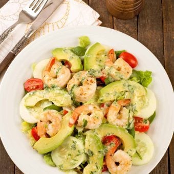 Shrimp and Avocado Salad with Fresh Tarragon Dressing
