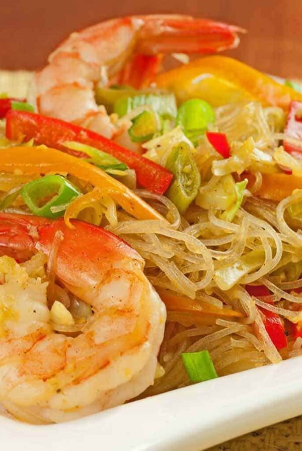 Singapore-Style Noodles with Shrimp