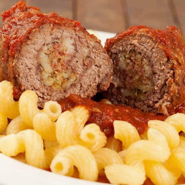 Slow Cooker Beef Braciole