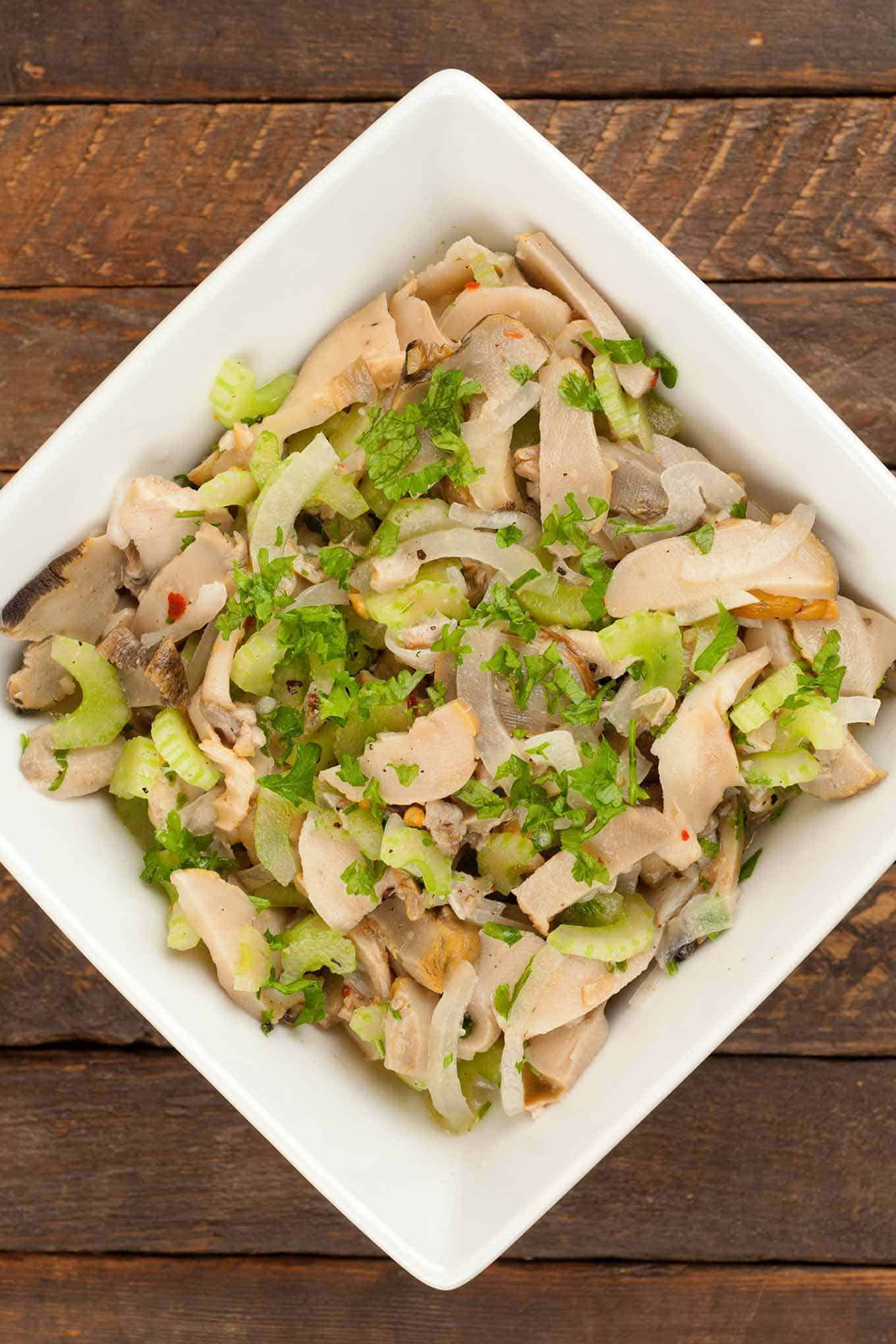 Bowl of Snail Salad