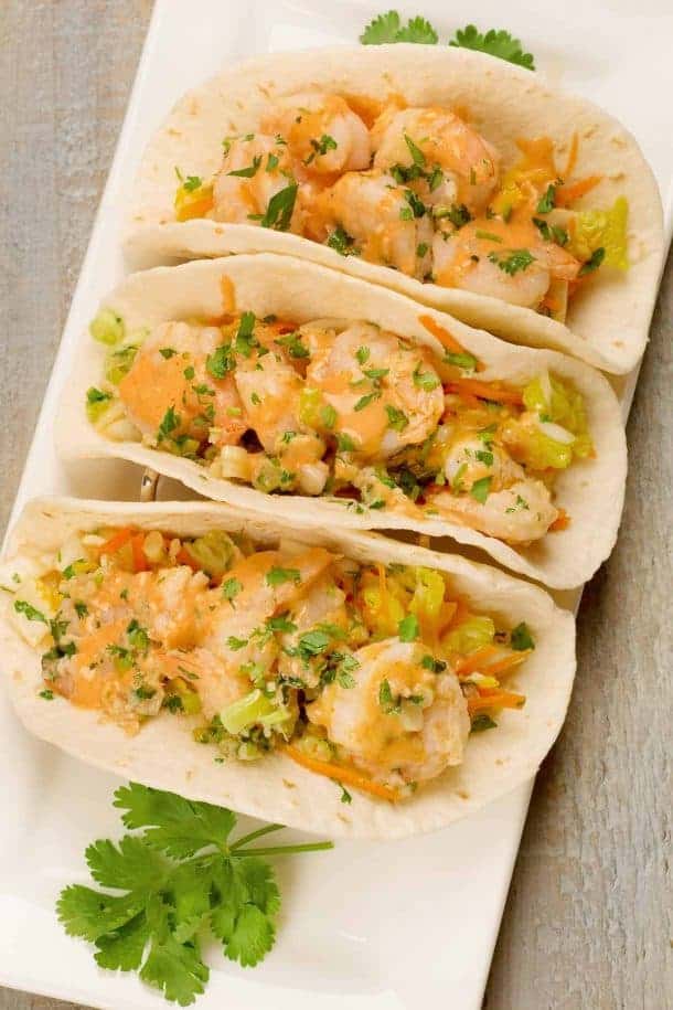 Spicy Asian Shrimp Tacos Recipe MyGourmetConnection spicy-asian-shrimp-tacos-recipe-mygourmetconnection