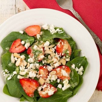Spring Spinach and Strawberry Salad
