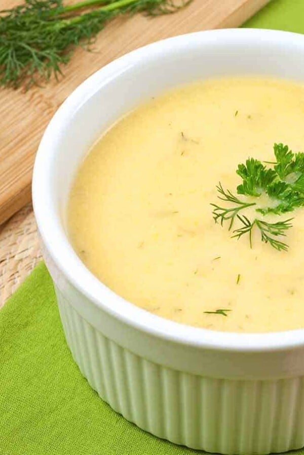 Summer Squash Soup with Fresh Herbs