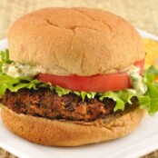Sweet-Smoky Baked Quinoa Burgers
