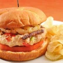 Sweet and Sour Chicken Burgers