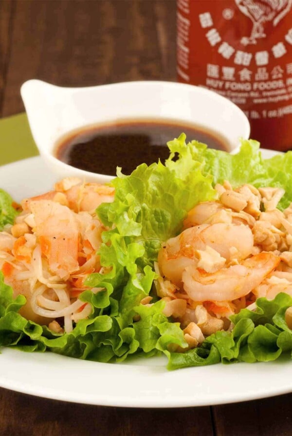 Sweet and Spicy Shrimp Lettuce Wraps
