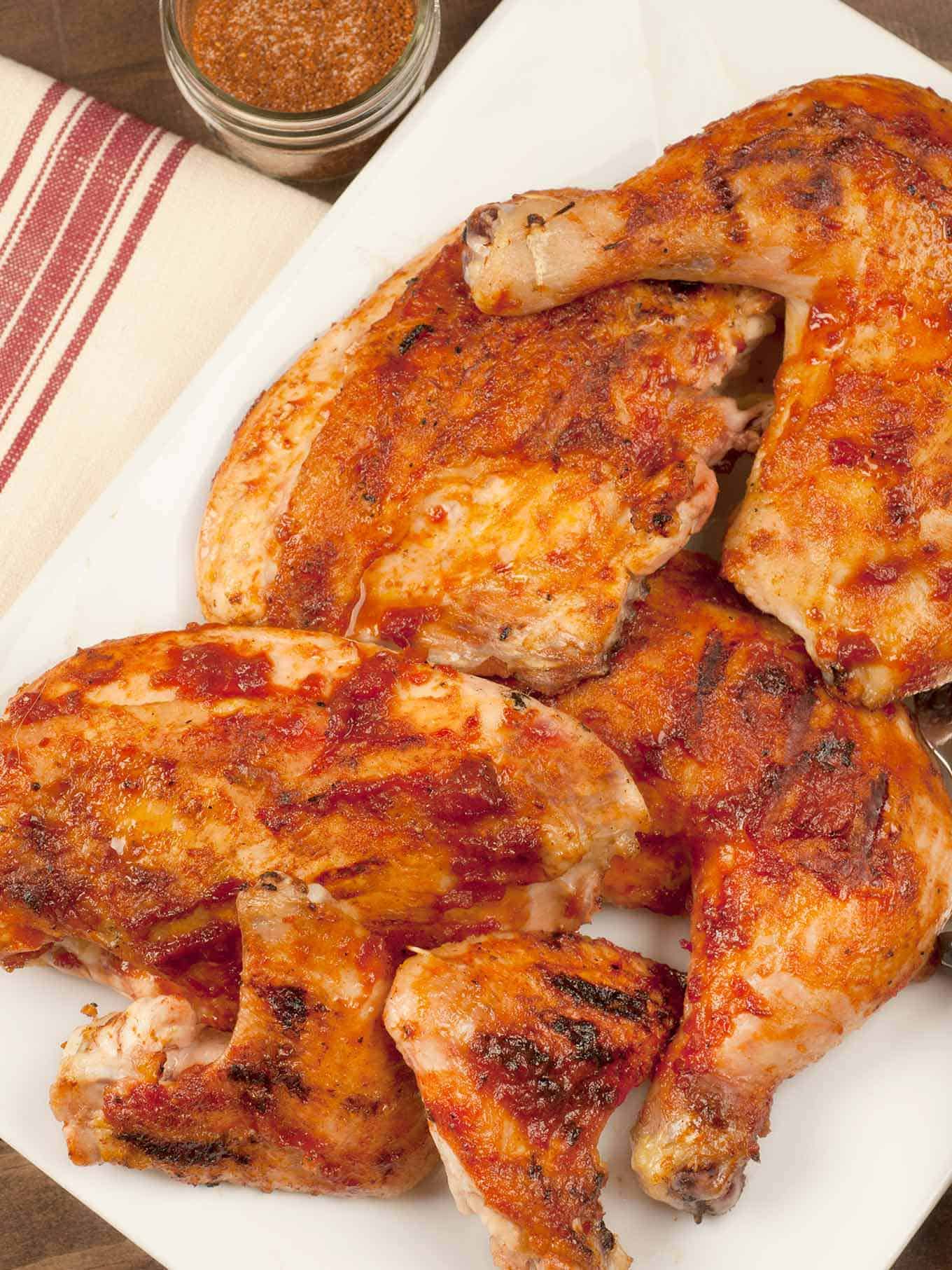 Tennessee Honey Barbecued Chicken