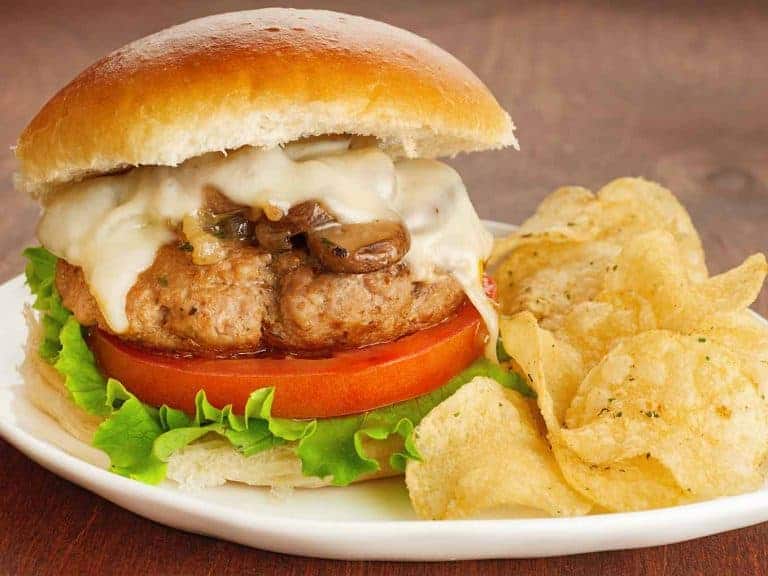 Turkey Mushroom Burgers