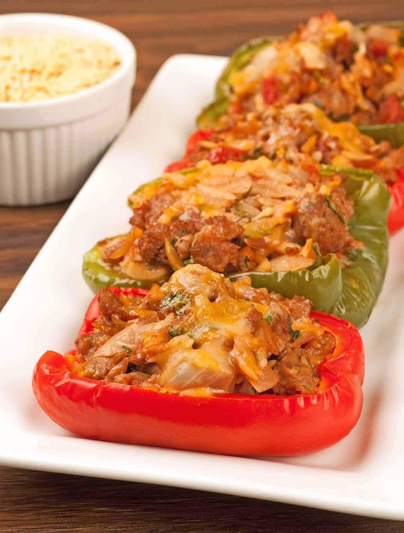 Sausage Stuffed Peppers