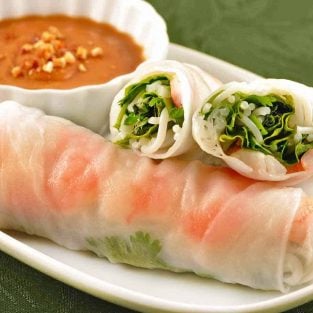 Vietnamese Summer Rolls with Shrimp