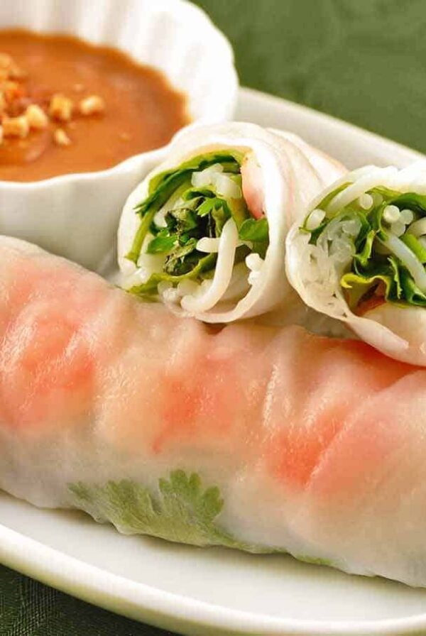 Vietnamese Summer Rolls with Shrimp